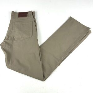 Gustin Pants Men’s 32X34 Khaki California Straight Lightweight Trousers USA